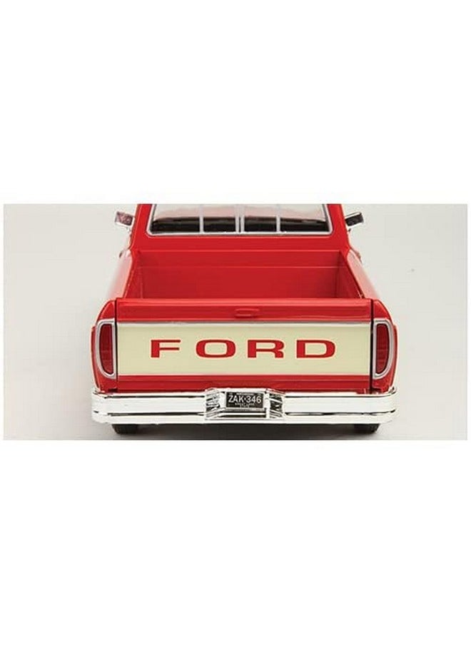 موتورماكس شاحنة بيك أب فورد F-150 موديل 1979 من موتورماكس، لونان أحمر/كريمي، بمقياس 1/24، طراز 79346  - Image 3