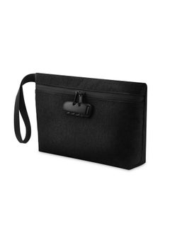 Money Bag With Lock, Newest Security Money Bag For Cash, 13 X 8 Inches, Men & Women'S Locking Accessories Pouch For Travel, Bank Deposits, Wallet, Medicine, Phone And Credit Cards
