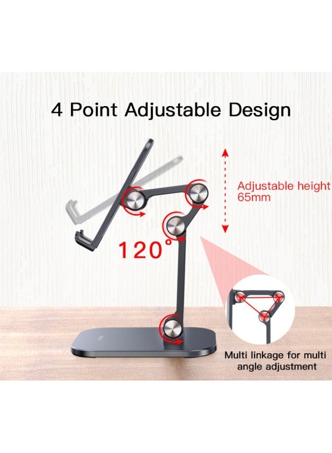 Yesido C104 Aluminum Adjustable Phone & Tablet Stand – Desktop Holder - Image 4