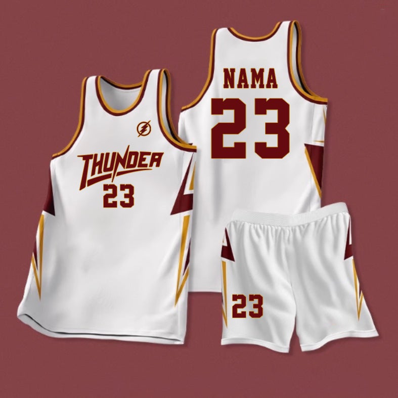 American Basketball Uniforms For Men And Women, Village Ba Game Training Uniforms, Jerseys, Vests, Quick-Drying Summer Basketball Uniforms, Quick-Drying Suits - Image 1