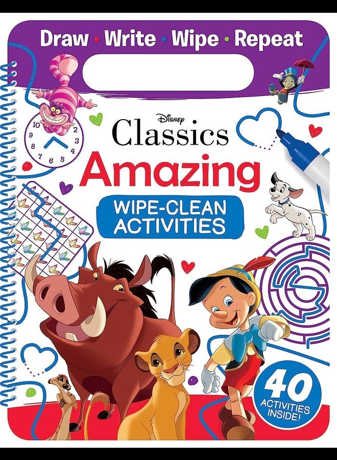 أنشطة ديزني الكلاسيكية الرائعة القابلة للمسح - Image 1