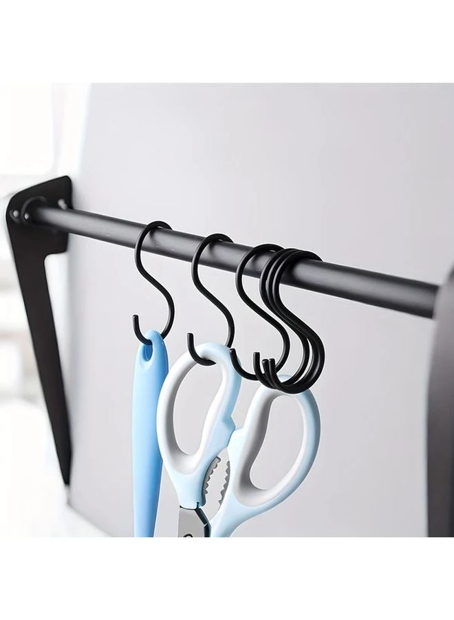 10pcs Black Heavy Duty Utility Hooks for Hanging Plants Wardrobes Gardens - Image 3