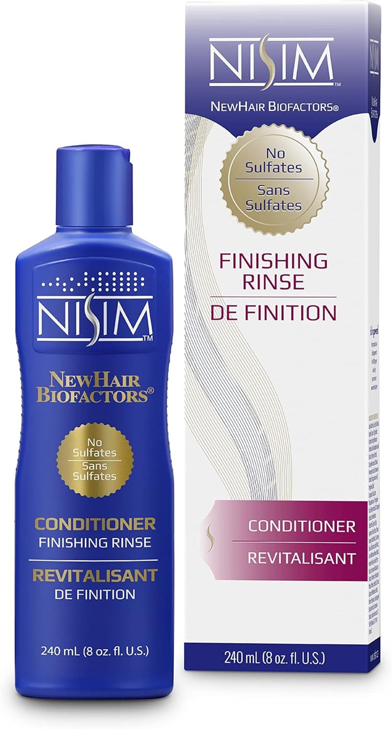 NISIM NewHair BioFactors Finishing Rinse Conditioner - 240 mL (8 oz) for Thicker, Fuller Hair - Image 3