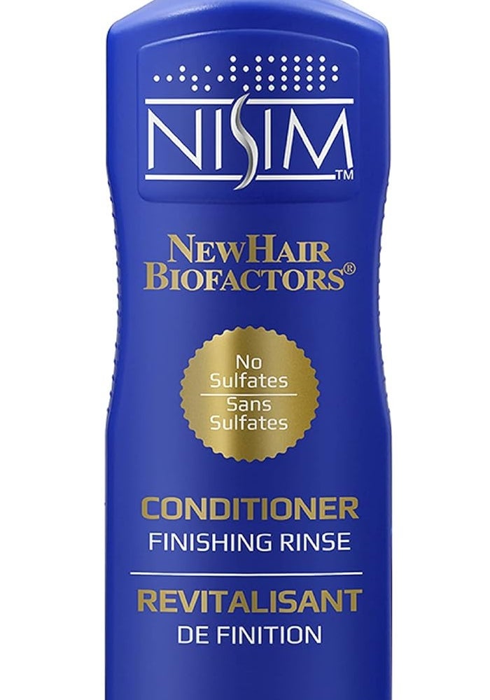 NISIM NewHair BioFactors Finishing Rinse Conditioner - 240 mL (8 oz) for Thicker, Fuller Hair - Image 1