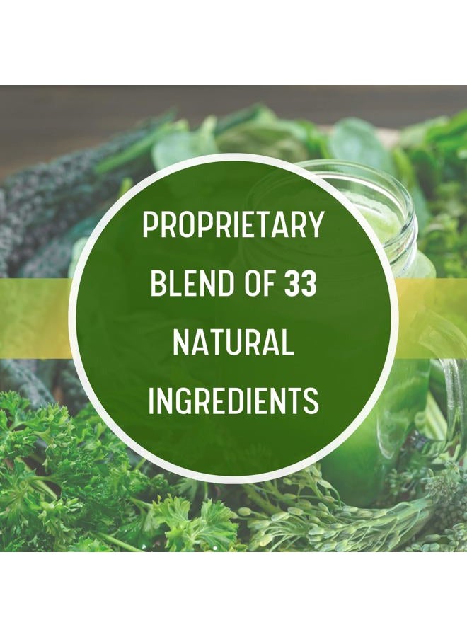 , Ultimate Greens with MSM Powder, Vegan Friendly Natural Ingredients Gluten Soy Free NO GMO Superfood Vegetable Nutritional Drink Alkalizing Energy 8oz 1 Pack (1 Month Supply)