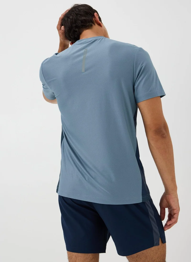 Matalan Blue Souluxe Blue Ombre Sports T-Shirt for Men | Best Price UAE