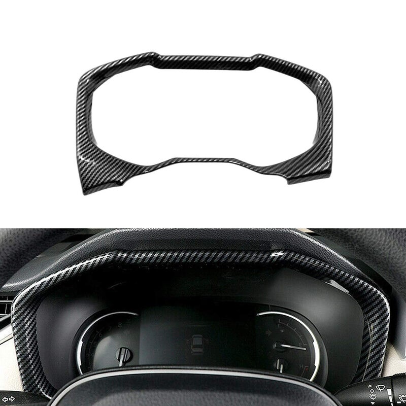 Tocatus for 2019 2020 2021 2022 2023 2024 Toyota RAV4 Accessories ABS Carbon Fiber Dashboard Cover Center Console Dash Board Trim 1pc