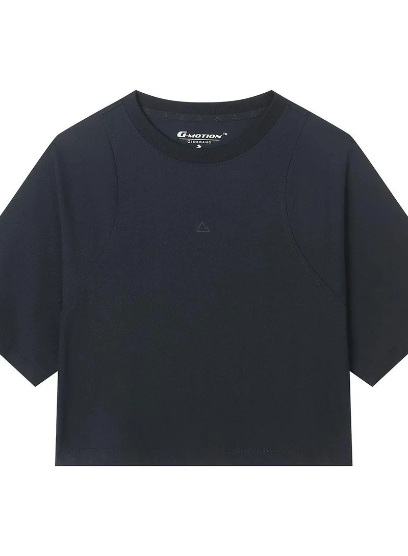 Giordano  Women Loose G-Motion Rocket Dry 3/4 Tee for Women | Best Price UAE
