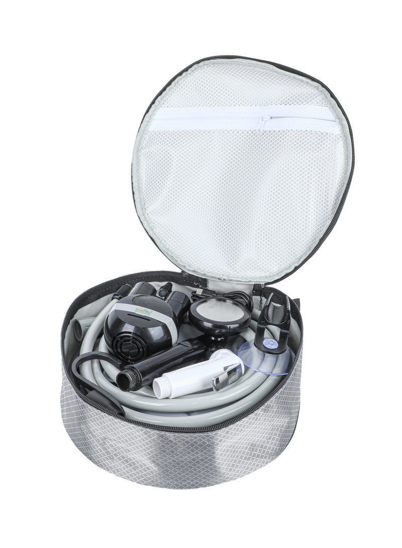 ALGHAFA Camping bidet set with pump Portable camping shower set with rechargeable battery Portable camping shower set with 1.8 meter hose Algafa camping shower set - Image 2