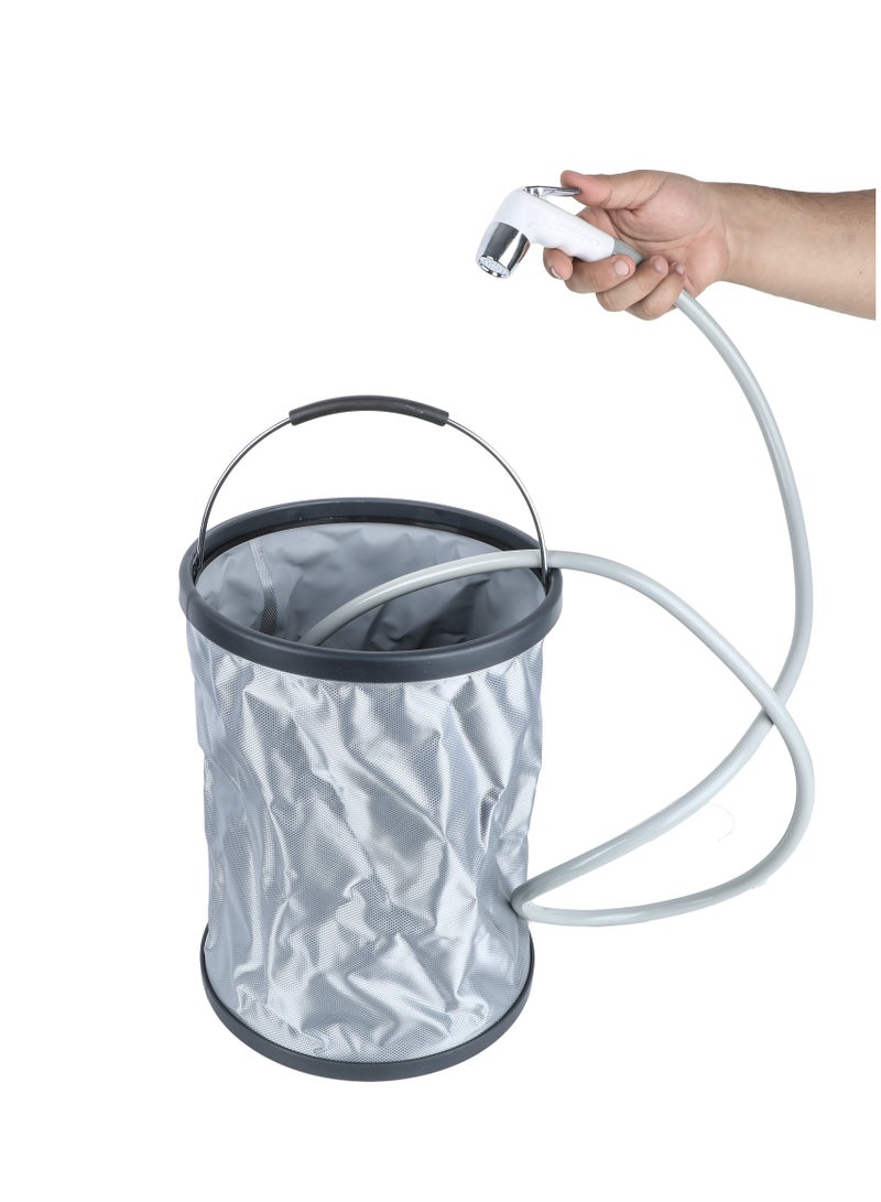 ALGHAFA Camping bidet set with pump Portable camping shower set with rechargeable battery Portable camping shower set with 1.8 meter hose Algafa camping shower set - Image 4