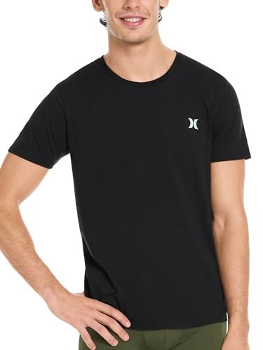 Hurley Mens 2 Pack Crewneck SS Tee Shirt BlackGrey Large - Image 3