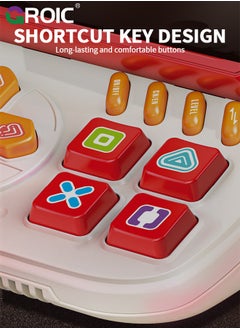 GROIC Finger Dance Machine, 3 Modes Finger Dance Game with Music & Light, Rhythm Game Machine, Brain Memory Game Quick Push Game, Electronic Toys Dance Games for Kids & Adult (Red)  - Image 5