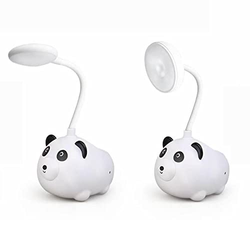 Trunkin Panda Cartoon Rechargeable Cute LED Folding Desk lamp Reading lamp and Pen Stand for Kids Pack of 1 - Image 3