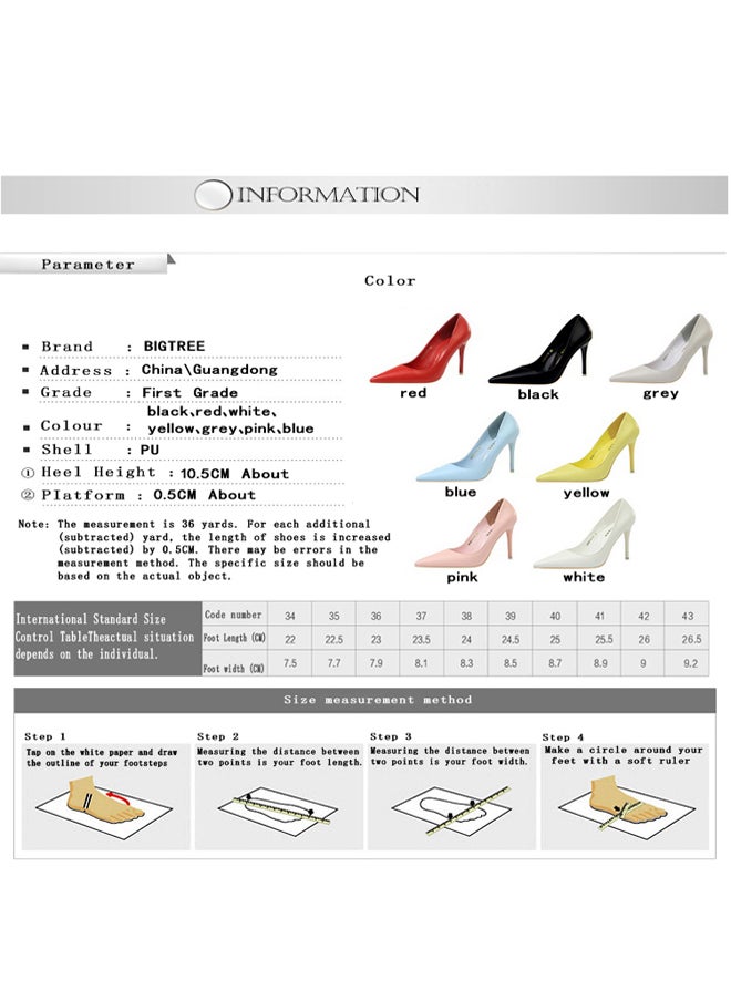 BIGTREE 2024 New Design High Heels Pointed High Heels10.5cm  - Image 4