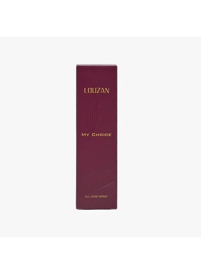 Louzan Louzan My Choice All-Over Body Spray 100ml – Rose, Vanilla, Leather, Peppermint, Cinnamon & Musk for Women & Men