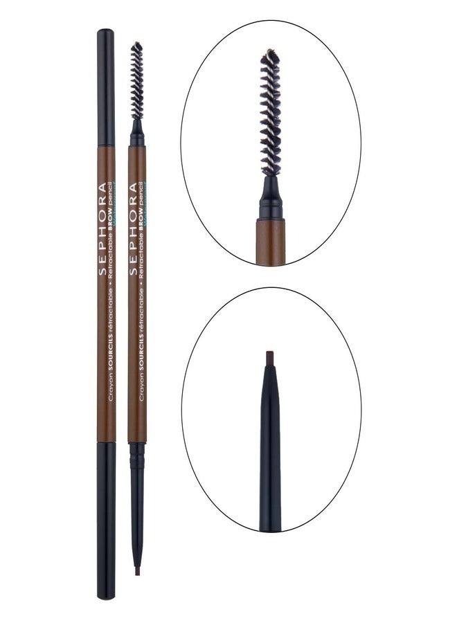 SEPHORA COLLECTION SEPHORA COLLECTION Retractable Brow Pencil 8. Chocolate Brown (0.2g)  - Image 2