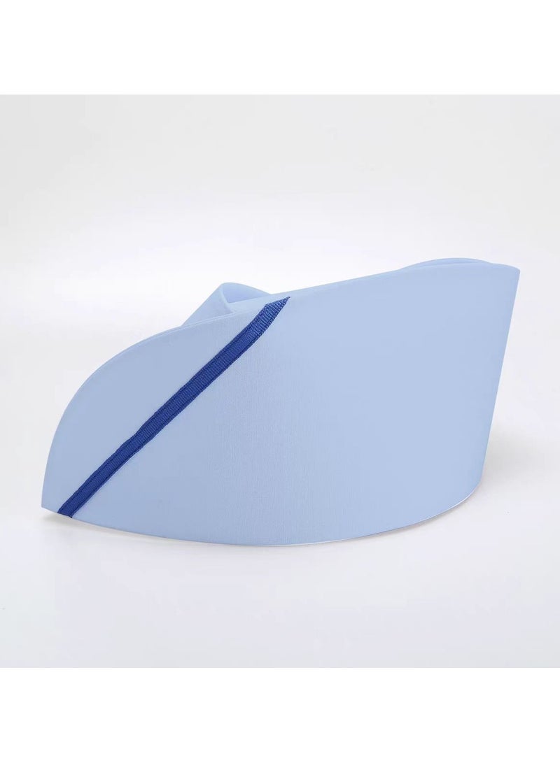 KUYING Thickened Nurse's Tailcoat Hat With Three Buckles And Adjustable Medical Work Cap