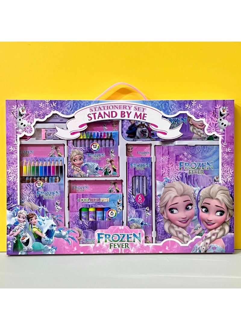 Huitich Frozen Snow Princess Style Stationery Set for Kids  - Image 2