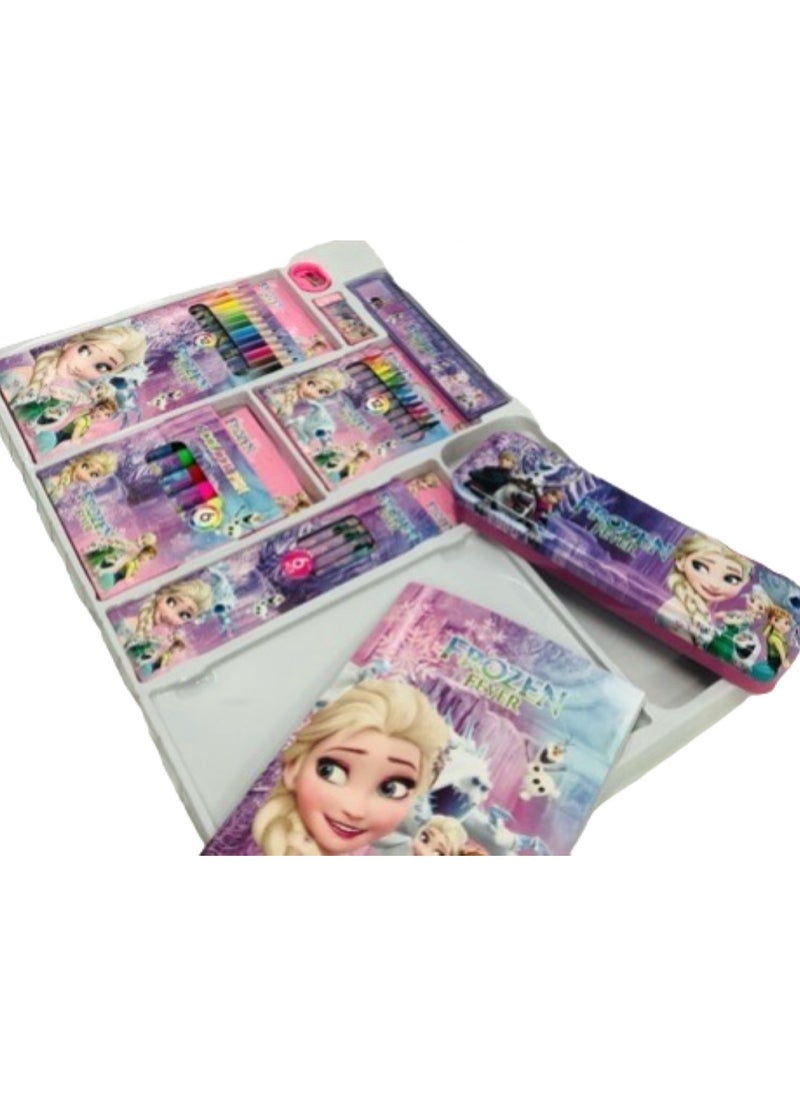 Huitich Frozen Snow Princess Style Stationery Set for Kids  - Image 3
