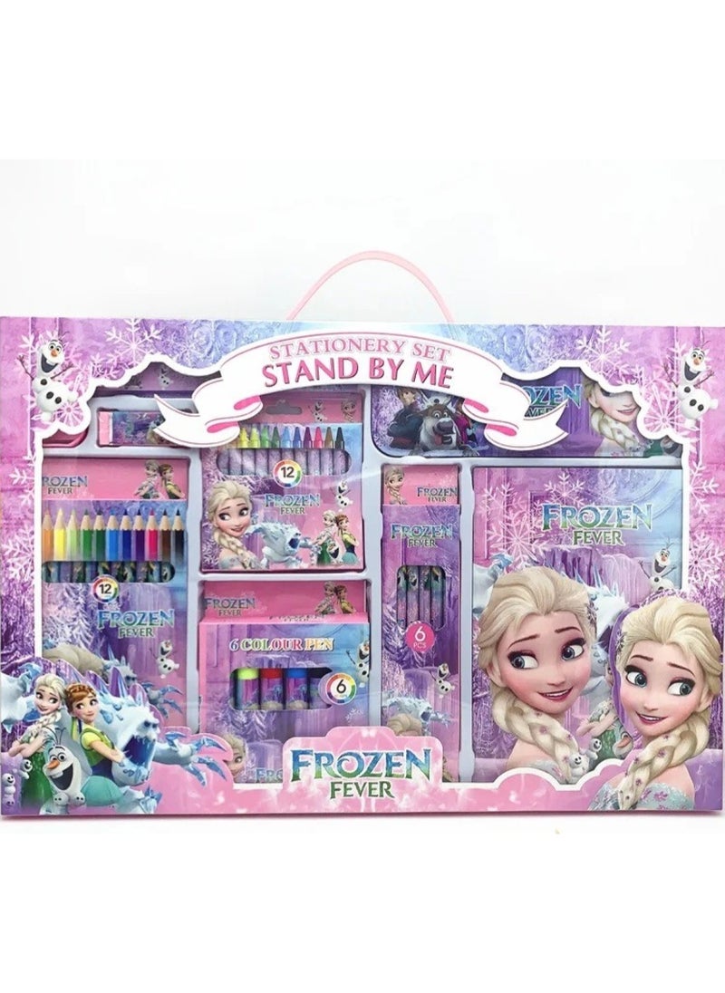 Huitich Frozen Snow Princess Style Stationery Set for Kids  - Image 4