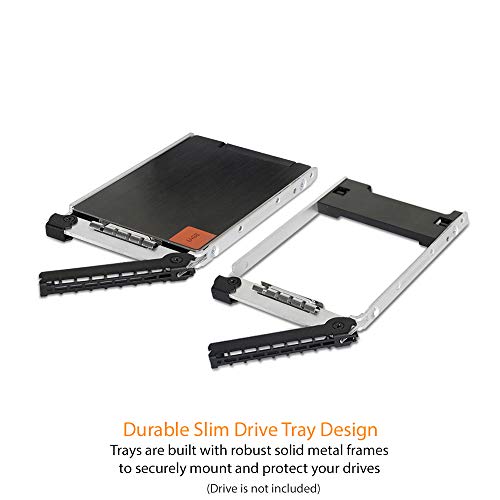 ICY DOCK Triple 3 Bay 2.5 inch SAS/SATA HDD & SSD Mobile Rack Enclosure for External 3.5” Drive Bay | ToughArmor MB993SK-B - Image 4