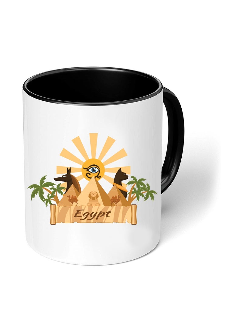 Egypt National Day Black Coffee Mug - Gift for Every Egyptian - Perfect for Egypt Independence Day - 11 Oz - Image 1