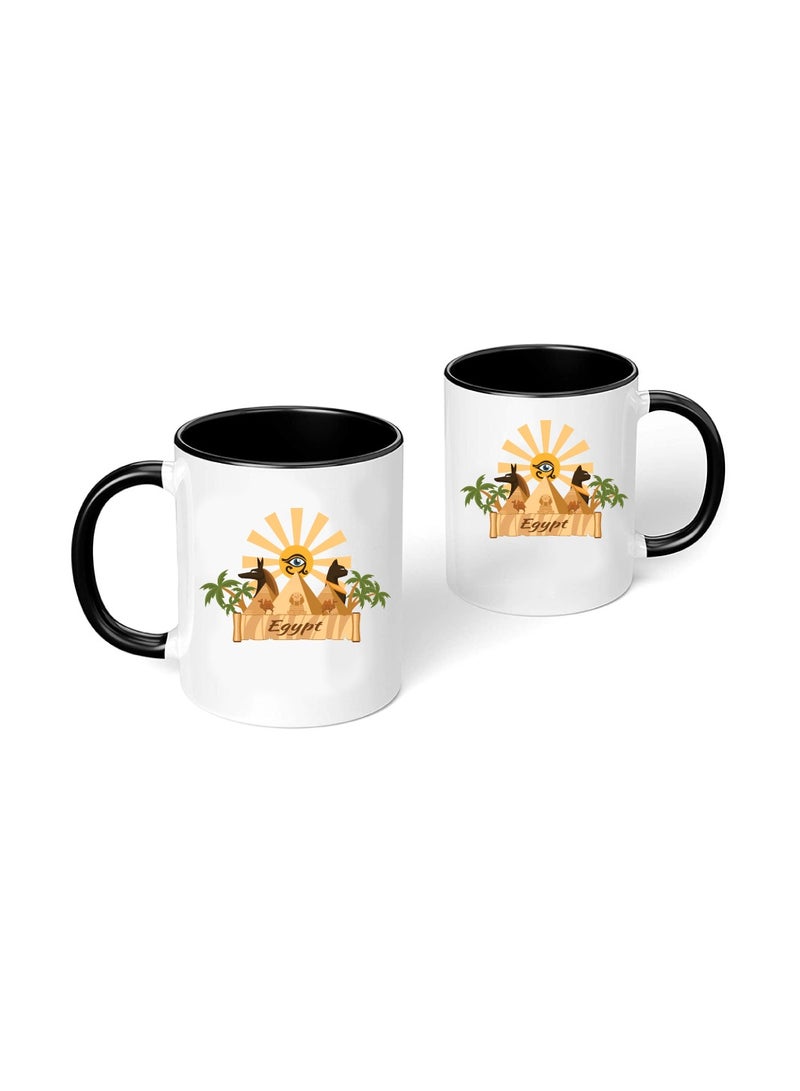 Egypt National Day Black Coffee Mug - Gift for Every Egyptian - Perfect for Egypt Independence Day - 11 Oz - Image 2