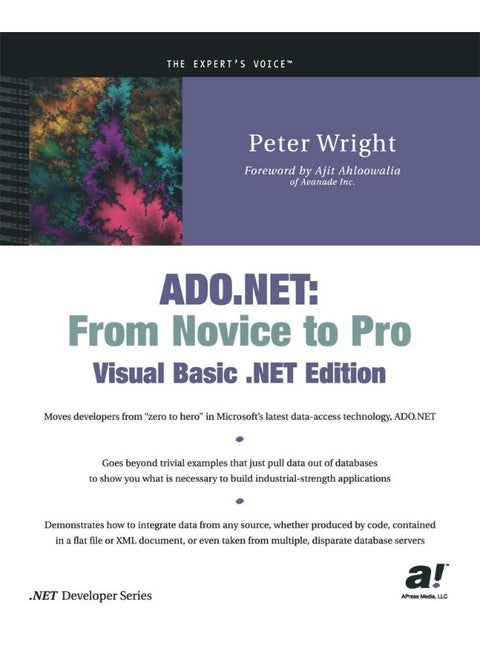 ADO.NET: From Novice to Pro, Visual Basic .NET Edition