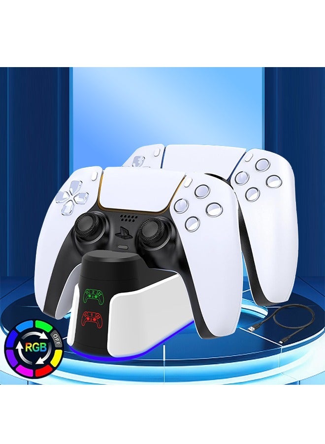 PS5 Charging Station, Fast Charging Dock for PS5 Controller, Efficient Charger Dock 