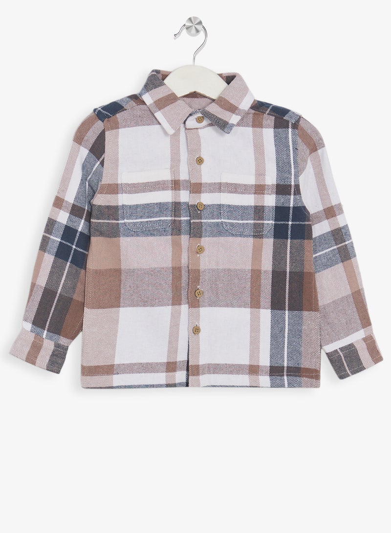 Ripples Boys Long Sleeves Shirt - Image 1