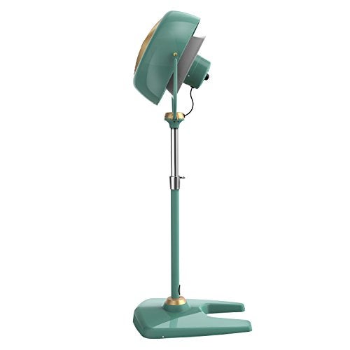 Vornado VFAN™ Sr. Pedestal Vintage Fan, Retro Metal, Standing Air Circulator for Cooling & Decor, 3 Speeds, Adjustable Tilt, Adjustable Height, Durable Pedestal Fan for Bedroom & Home, Green - Image 2