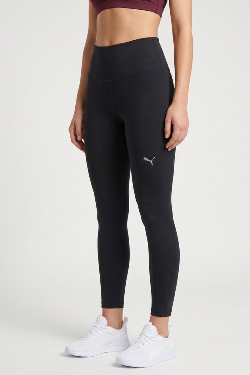 PUMA Women Sportswear Fit Brand Logo Training 7/8 Leggings, Black - Image 3