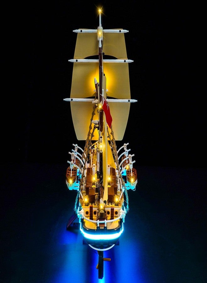 مصباح LED من BrickBling متوافق مع أيقونات ليغو سفينة التحمل، متوافق مع ليغو 10335 للبالغين - بدون نموذج (إصدار كلاسيكي من المصباح) - Image 4