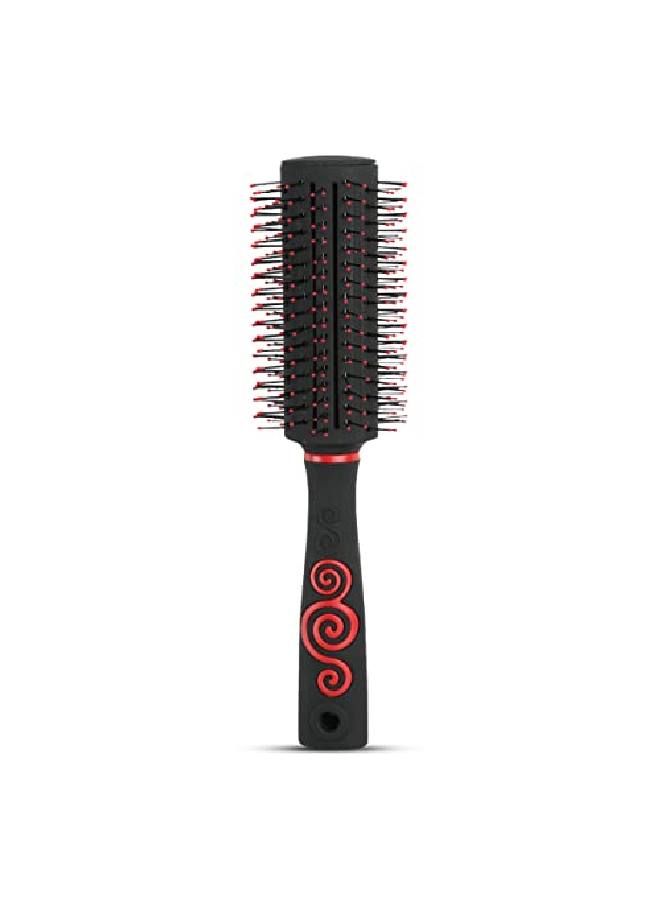AGARO Royal Round Hair Brush For Adding Quick Curls And Column In The Hair Red - Image 2