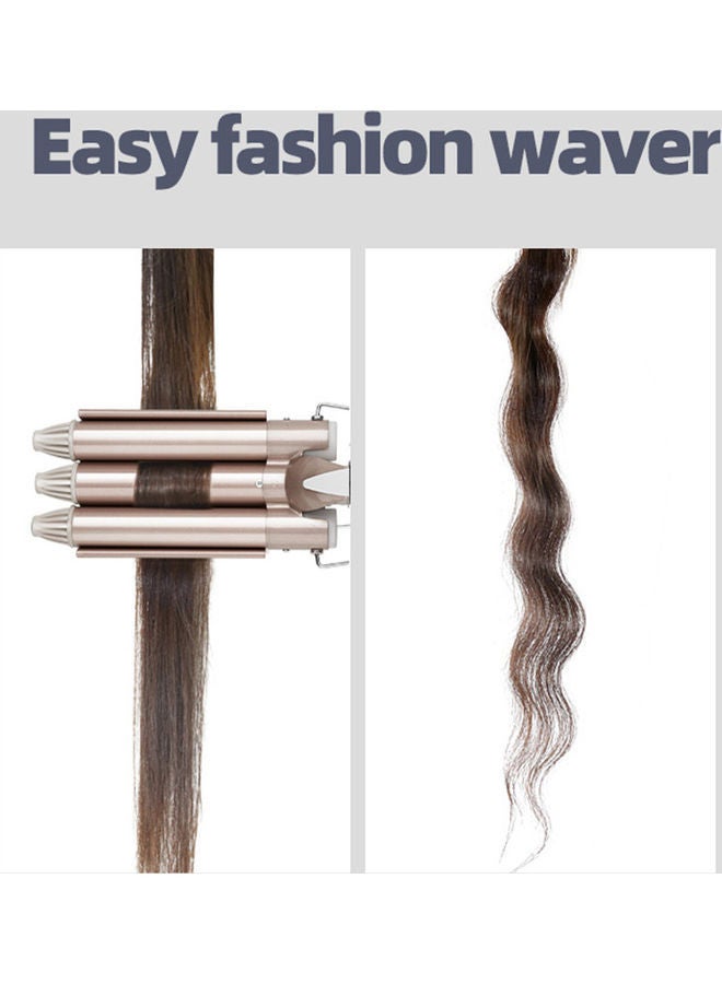 نيبمينينت أداة تجعيد الشعر الاحترافية بأسطوانة ثلاثية . أبيض/ذهبي - Image 5