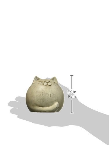 Abbott Collection 27-BW/060 Wht Antique White Round Ball Cat - Image 3