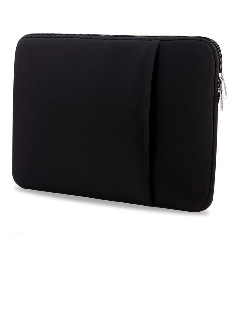 Laptop Sleeve Soft Zipper Pouch 13''inchLaptop Bag Replacement for A Pro Ultrabook Laptop Black  - Image 1