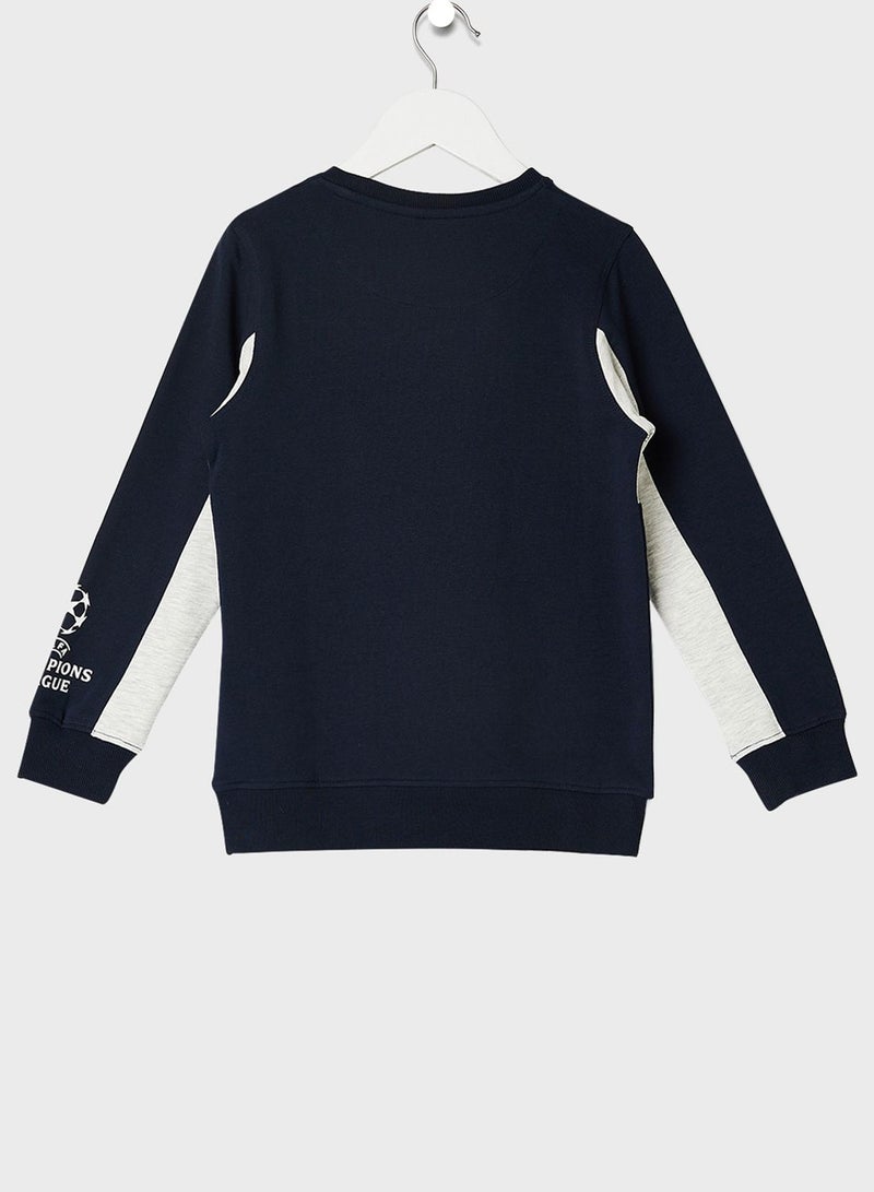 NAME IT Kids Uefa Champions Relaxed Sweatshirt  - Image 2