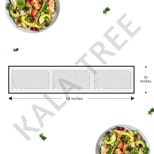 KalaTree Table Runner for 6 Seater Dining Table Centre Table 60 inch Handmade Reversible Heat Resistant | Korai River Grass Zero Plastic Madurkathi Eco Friendly | Rustic Boho | Joyful Runner - Image 2