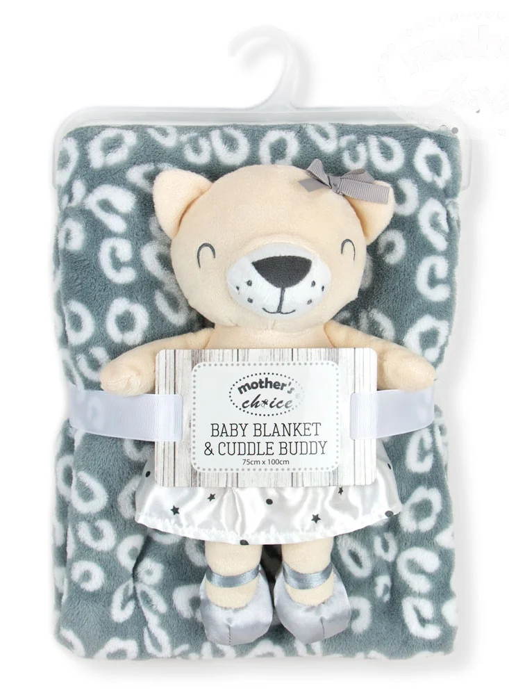 IKKXA Super soft plush blanket with buddy IT3562
