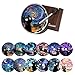 Maicican 12 PCS Starry Sky Cat Car Air Freshener Vent Clip Cute Car Air Freshener with Record Player Design Unique Car Accessories and Decor for Music Lovers or Cat Lover Starry Sky Cat A - Image 2