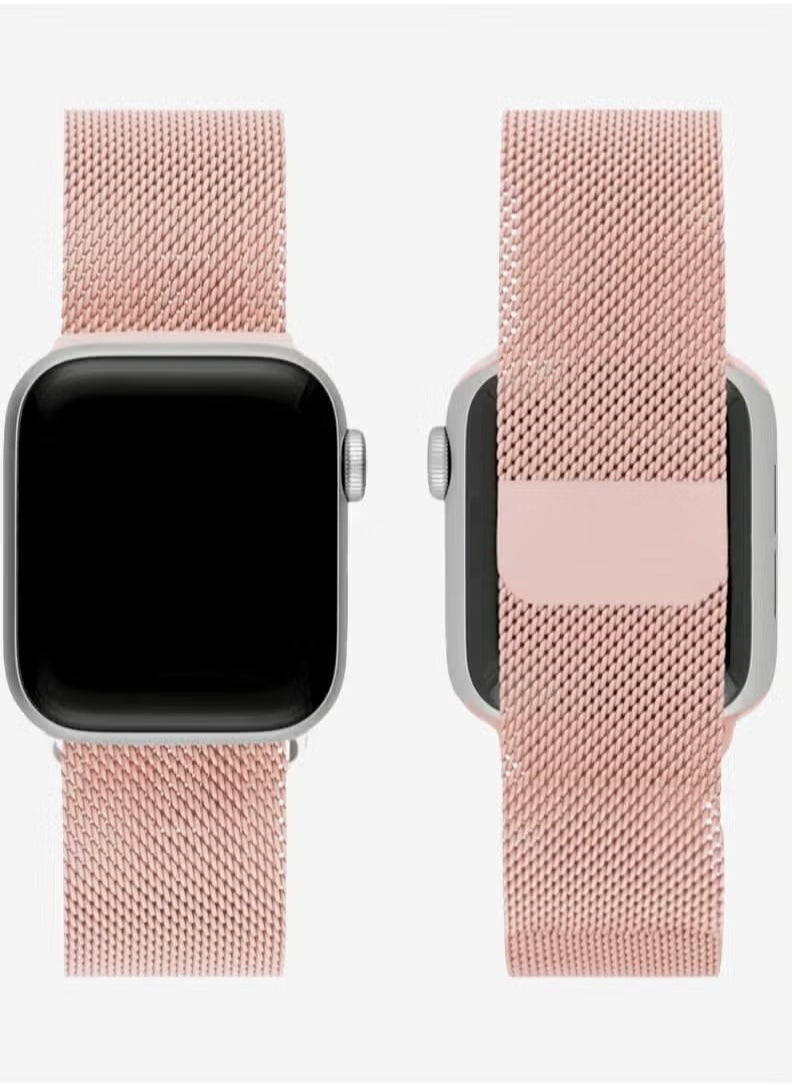 TIGER - Apple Watchband 42mm, 44mm, 45mm, 49mm Milanese Apple Watch Strap – Adjustable, Stylish Stainless Steel Mesh Band for Apple Watch Series 1-8, SE, Ultra – Comfortable, Durable, Sleek Design for Everyday Wear. - Image 1