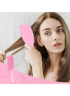BONITO Dry and Wet Hair Brush Detangler for All Hair Types, Ultimate Detangling Brush, Pink  - Image 4