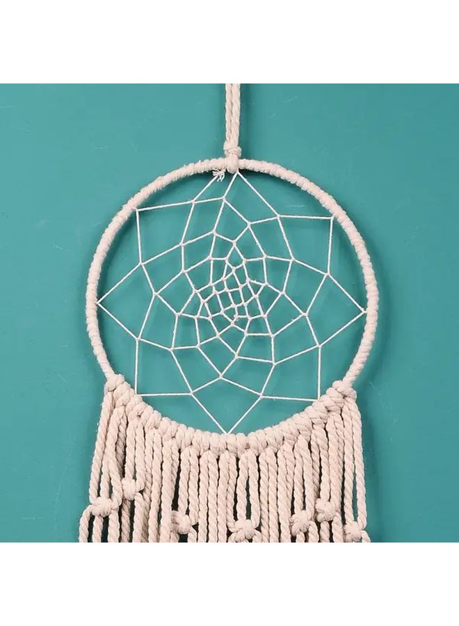 Model A Bohemian Handcrafted Tassel Dream Catcher Round Wall Hanging Decor For Bedroom Living Room - Image 4