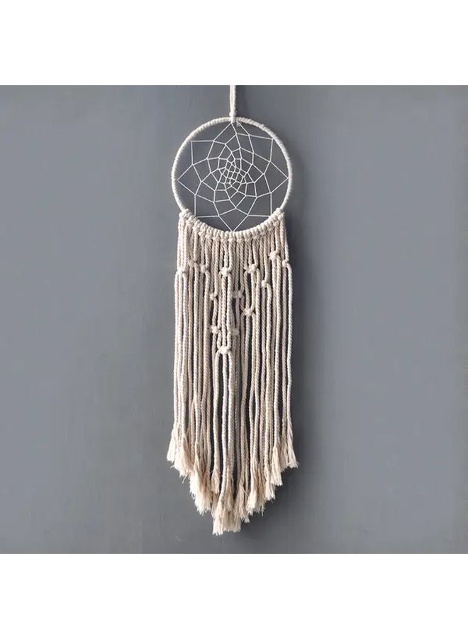 Model A Bohemian Handcrafted Tassel Dream Catcher Round Wall Hanging Decor For Bedroom Living Room - Image 2