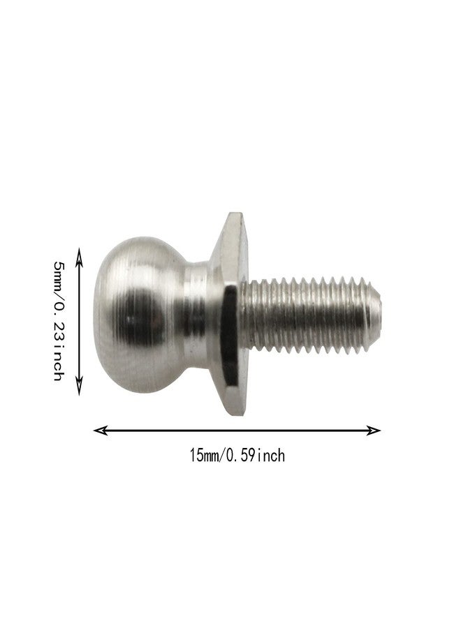 Maxmoral 12PCS M3 Metal Ball Head Screws Fasteners Fixing Spherical Bolts Replacement for 1/10 RC Car Buggy Truck - Image 3