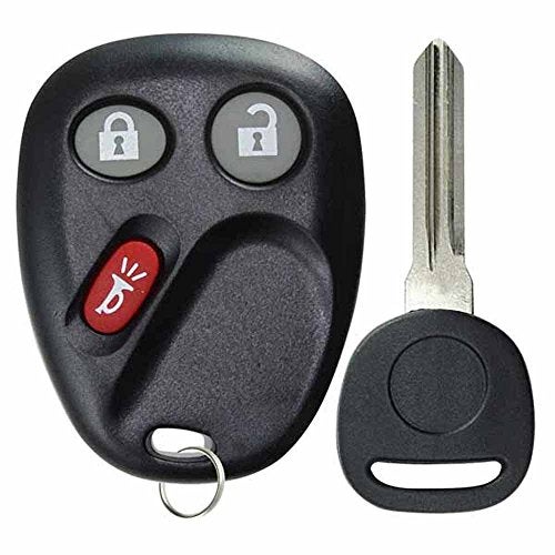 KeylessOption Keyless Entry Remote Car Key Fob and Key Replacement for LHJ011 - Image 1