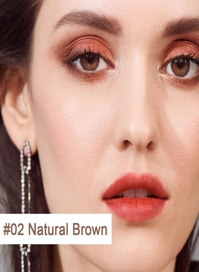 AMY'S DIARY Eyebrow Stamp Stencil Set, Eyebrow Stencils Shaping Kit, Long-Lasting Eyebrow Pomade for Women Girl, Cruelty-Free plantillas para la cejas (brown) - Image 2