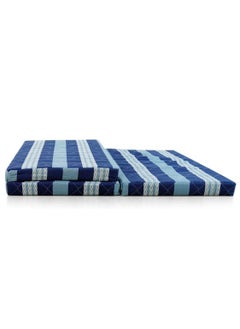 Uzman Home Uzman Home Folding Bed with Foam Folding Mattress Portable Single Folding Mattress Size 180x90 CM, Steel Frame Size 90x190 Centimeters Model KFB896  - Image 3