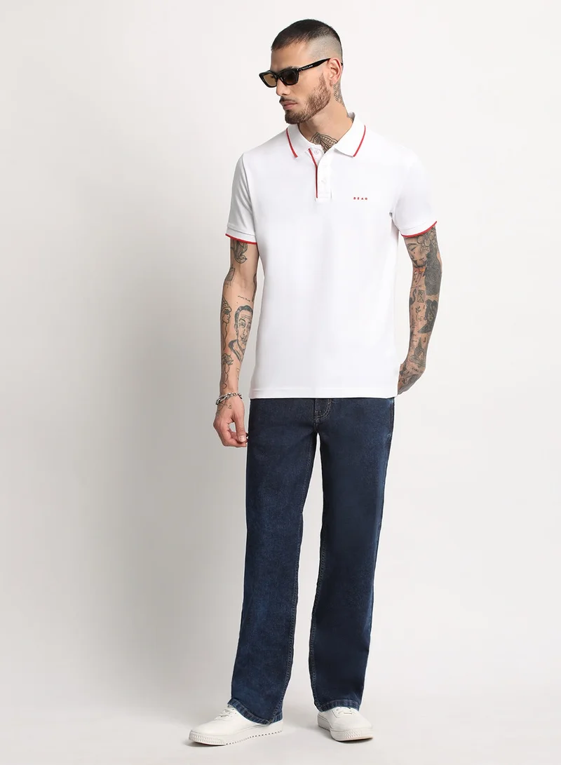THE BEAR HOUSE Men’s Polo T-Shirt – Soft, Breathable Cotton, Classic Fit for All-Day Comfort, Stylish Casual Shirt for Summer, Everyday Wear & Outdoor Activities
